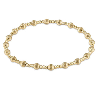 ENewton Gold Dignity Sincerity 6mm Bead Bracelet