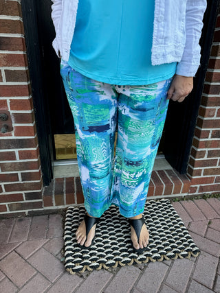 Escape by Habitat Turquoise Rayon Pant