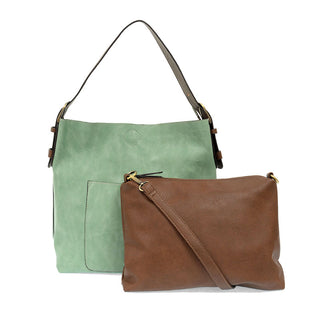Joy Susan Classic Hobo Handbag Bermuda Green