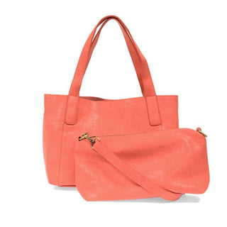 Joy Susan Lottie Medium Handbag Bright Coral