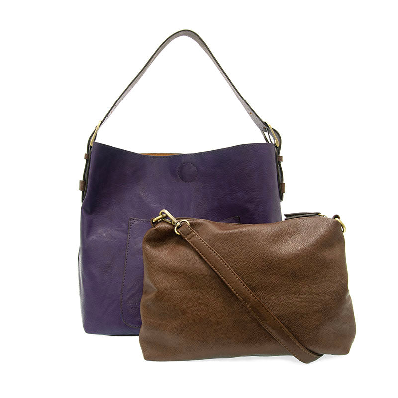 Joy Susan Classic Hobo Handbag Mystic Purple
