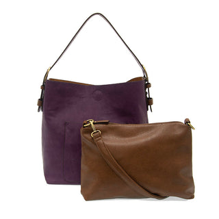 Joy Susan Classic Hobo Handbag Purplelicious