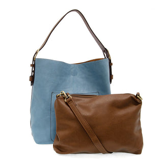 Joy Susan Classic Hobo Handbag Tranquil Blue