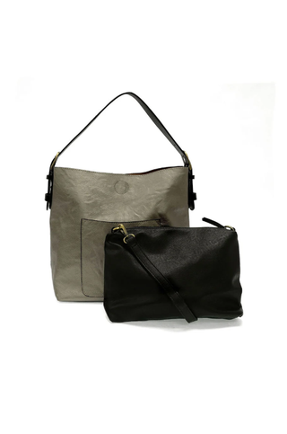Joy Susan Classic Metallic Copper Hobo Handbag with Coffee Handle