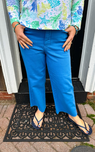 Judy Blue Wide Leg Sky Blue Jeans
