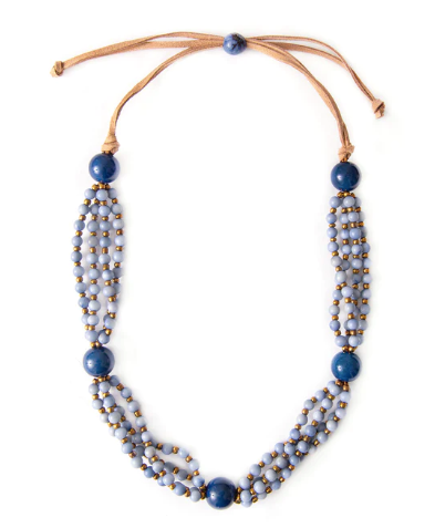 Kimi Royal Blue & Biscayne Necklace
