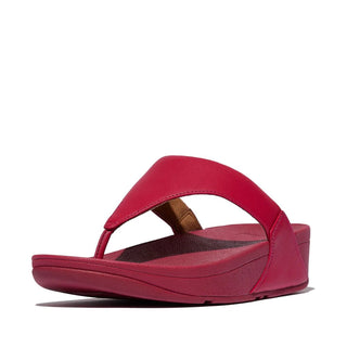 FITFLOPS LULU LEATHER TOEPOST SANDAL REDBERRY1