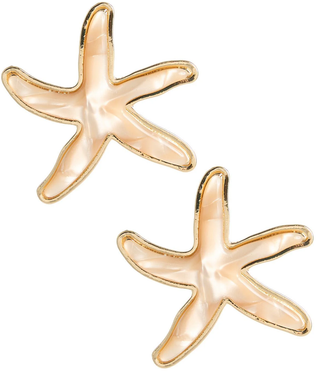 Lisi Lerch Bone Acrylic Starfish Earrings