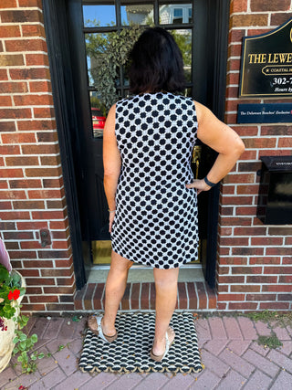 Lulu B Black and White Dress