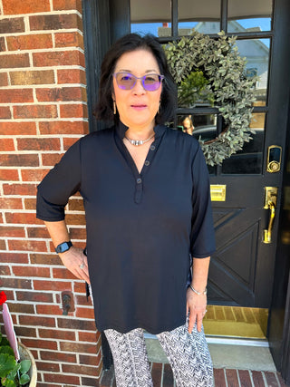 Lulu B UPF+50 Black Tunic