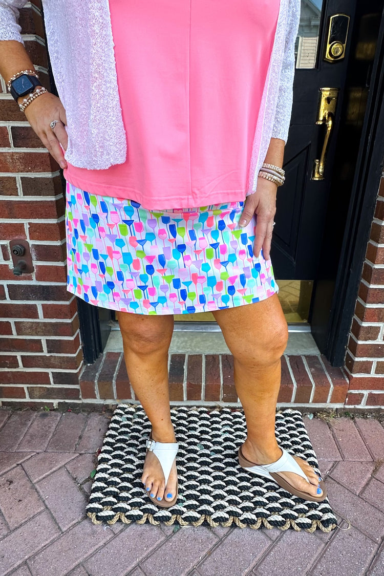Lulu Bebe Sequin Skort Purple main image 1