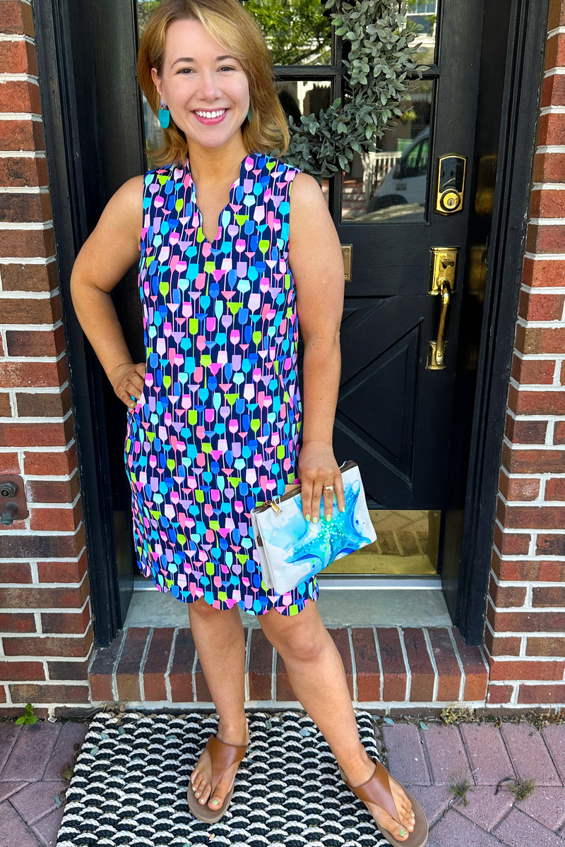 Lulu-B Serve It Up V-Neck Ruffle Dress main image 1