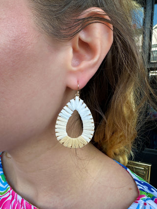 Natural Woven Earrings