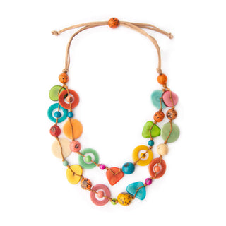 Tagua Nerea Multicolor Necklace