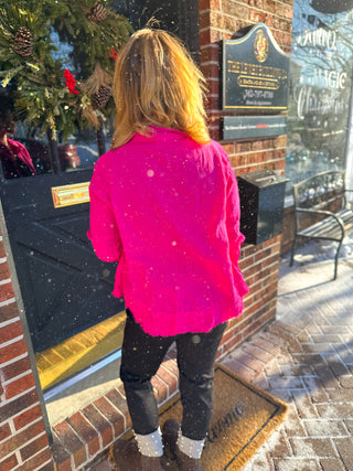 Oh My Gauze Urban Jacket Fuchsia