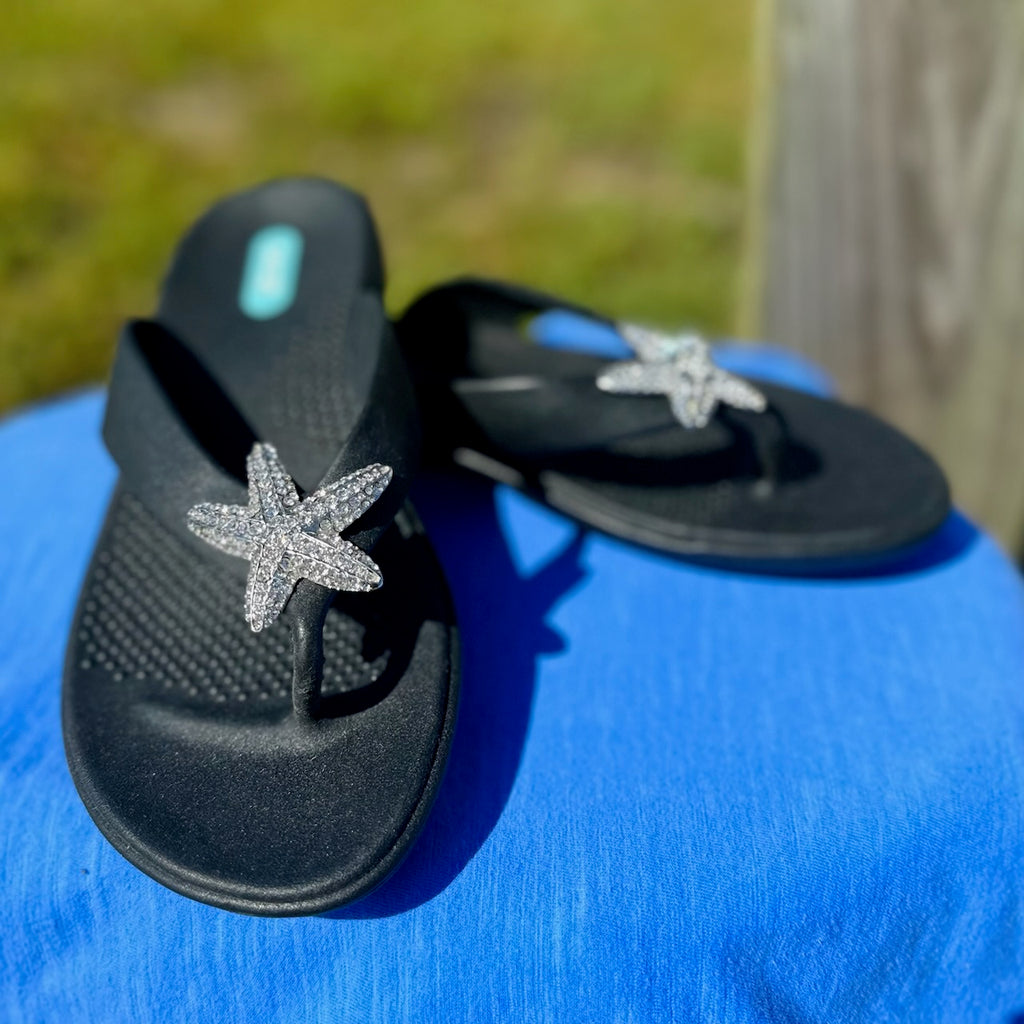 OkaB Black Starfish Sandals