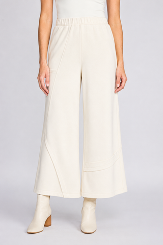 Olivia by Habitat Ivory Featherlux Knit Crossroads Pant