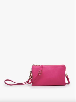 Riley Vegan Crossbody - Berry