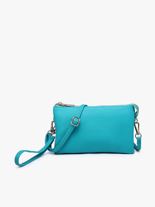 Riley Vegan Crossbody - Ocean Teal