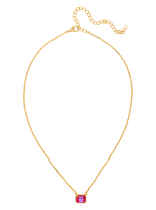 Sorrelli Royal Red Delite Single Crystal Pendant Necklace
