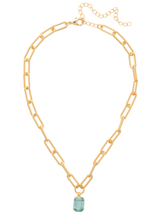 Sorrelli Aquamarine Nia Pendant Necklace