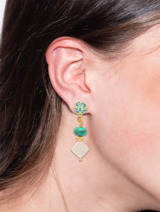 Sorrelli Turquoise Tybee Dangle Earrings