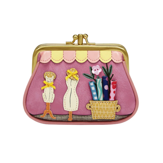 Vendula London Sewing Shop Raspberry Edition Clipper Coin Purse