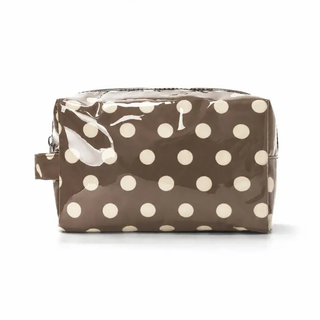 Polka Dot Waterproof Clear Cosmetic Makeup Pouch Bag