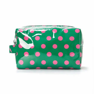 Polka Dot Waterproof Clear Cosmetic Makeup Pouch Bag