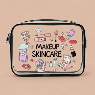 Clear Travel Cosmetic Organizer Travel Bag Pouch
