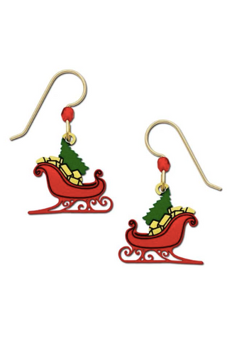 Sienna Sky Red Sleigh Earrings