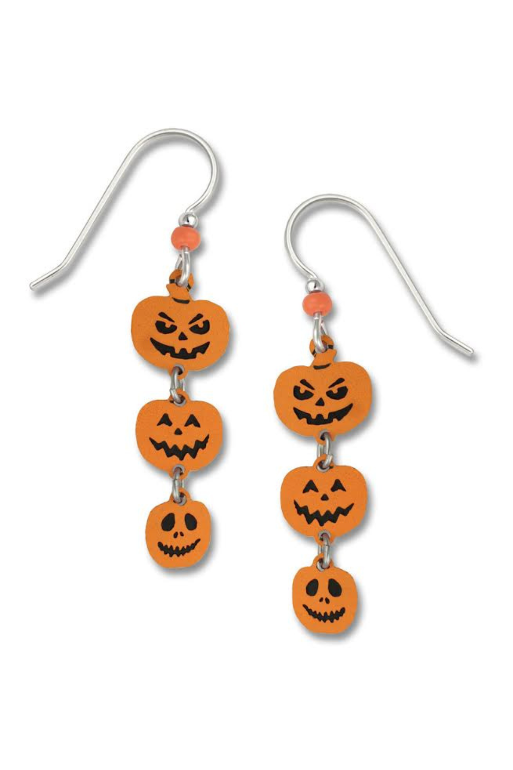 Sienna Sky Triple Halloween Pumpkin Earrings