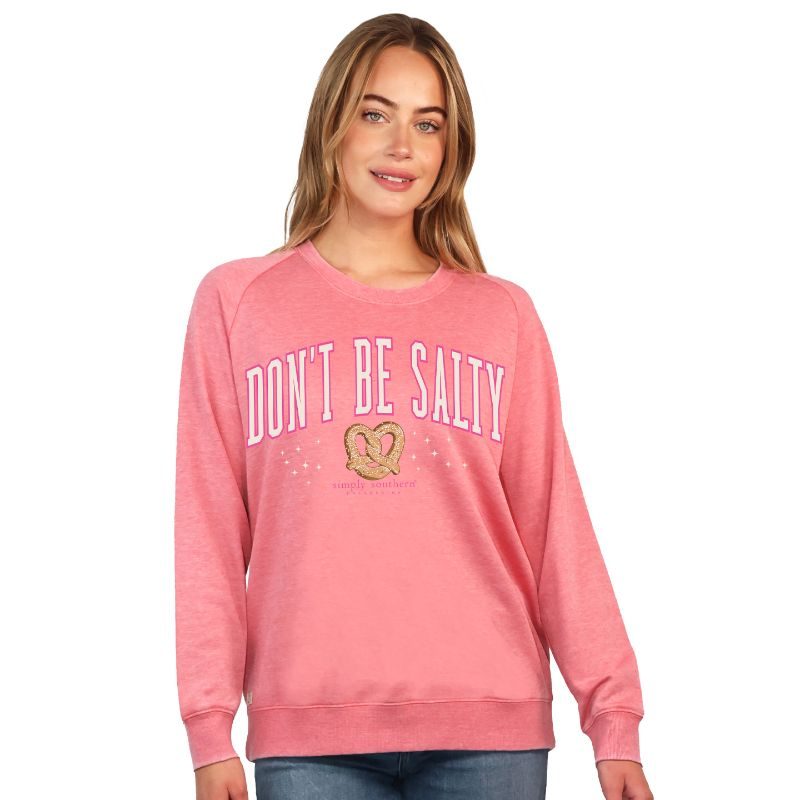 Simply Southern Don't Be Salty Crew Neck Sweatshirt