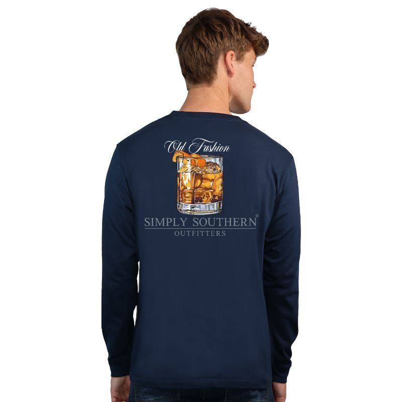 Simply Southern Old Fashioned Cocktail Long Sleeve Tee