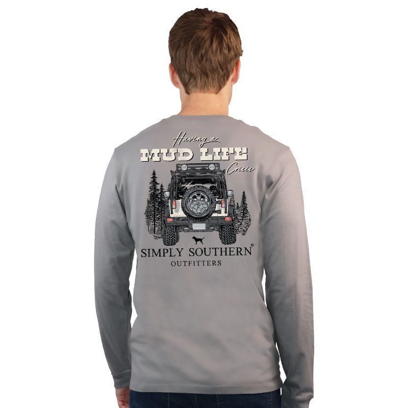 Simply Southern Mudlife Jeep Long Sleeve Tee