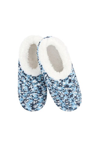 Snoozies Blue Popcorn Stitch