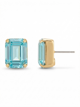 Sorrelli Aquamarine Everyday Stud Earrings