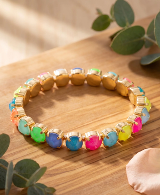 Sorrelli Candy Carnival 7 Inch Sienna Stretch Bracelet