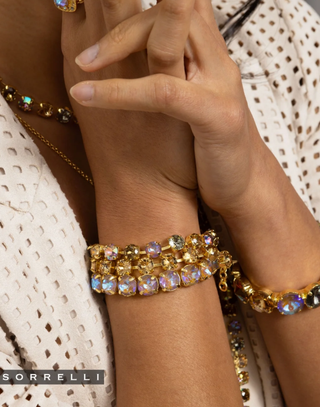 Sorrelli Cappuccino Delite London Stretch Bracelet