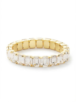 Sorrelli Crystal 7 inch Octavia Stretch Bracelet
