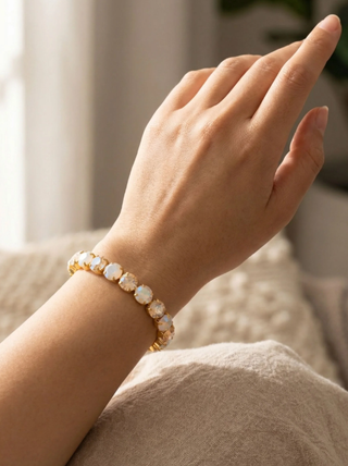 Sorrelli Golden Goddess 7 Inch Sienna Stretch Bracelet