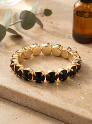 Sorrelli Jet London Stretch Bracelet