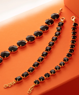 Sorrelli Jet Sienna Tennis Bracelet