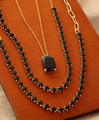 Sorrelli Jet Viretta Pendant Necklace