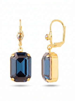 Sorrelli Kathleen Studded Dangle Earrings Denim Moon