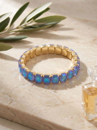 Sorrelli Ocean Delite 7 inch Octavia Stretch Bracelet