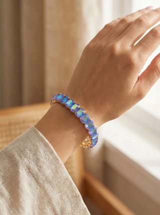 Sorrelli Ocean Delite 7 inch Octavia Stretch Bracelet