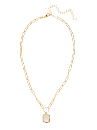 Sorrelli October Octavia Scalloped Pendant Necklace