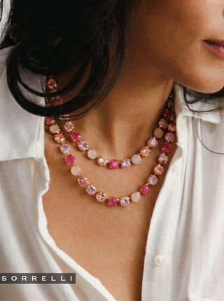 Sorrelli Panama Rose Matilda Tennis Necklace