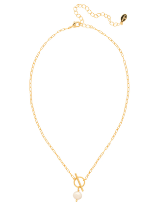 Sorrelli Pearl Toggle Pendant Necklace